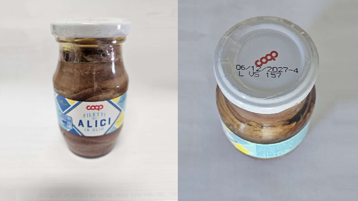 Confezione di filetti di alice Coop
